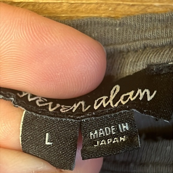 Steven Alan Men’s T-shirt S Army Olive Grn Cotton Zenned out Japan short sleeve‎ - Picture 3 of 8